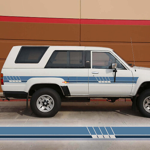 Bandes latérales en vinyle avec décalcomanies pour Toyota 4Runner SR5 vintage de style classique Old School
