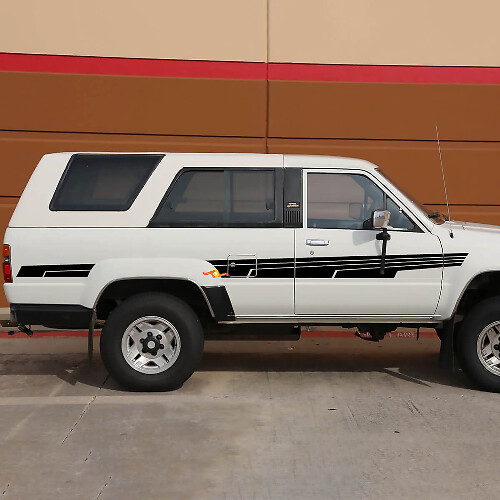 Bandes latérales en vinyle pour break Toyota 4Runner SR5 classique
