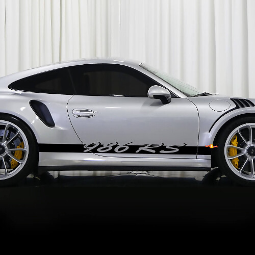 Kit d’autocollants vinyle bandes latérales 986 RS pour Porsche 986
