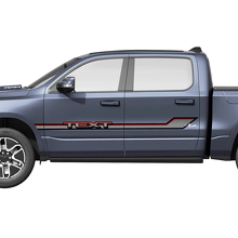 Kit de décalcomanies vinyle bandes latérales personnalisées pour porte Dodge Ram 1500 REV_2