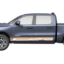 Bandes de portes latérales pour Dodge RAM 1500 REV autocollants en vinyle graphiques 2
 2