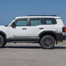 Toyota Land Cruiser Side Rocker Panel Montagnes Rayures Décalcomanies Graphiques en Vinyle
 2