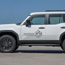 Toyota Land Cruiser Nature Scene Montagnes Portes Autocollants Vinyle Autocollants Graphique
 3