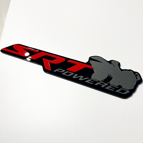 Propulsé par SRT Scat Pack Bee Dodge Charger Challenger Badge Fender Tailgate Badges Emblème
 1