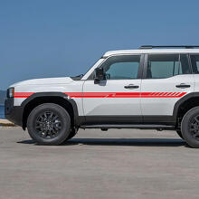 Bandes d'accentuation des portes latérales Toyota Land Cruiser Autocollants en vinyle Graphique 3
 2