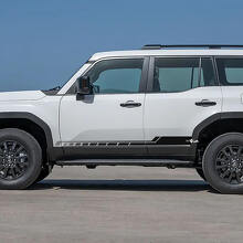 Toyota Land Cruiser Portes latérales Accent Stripes Décalcomanies Vinyle Autocollants Graphique 2 couleurs
 2