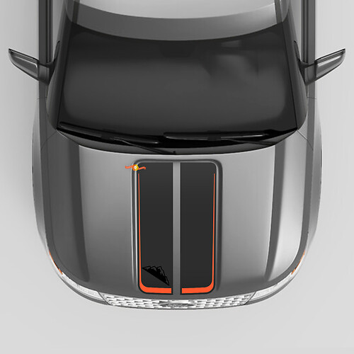 Graphiques Hood Mountains pour Ford Explorer ST Timberline XLT Platinum King Ranch ST

