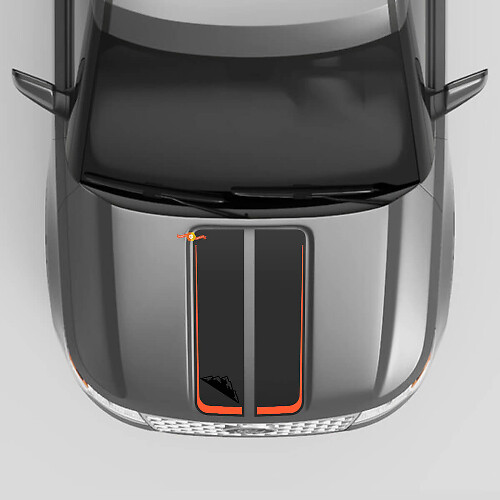 Graphiques Hood Mountains pour Musclecar Explorer ST Timberline XLT Platinum King Ranch ST
