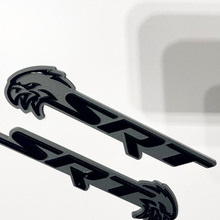 SRT Trackhawk 3D Badge Noir vs Gris Fender Badges Emblème 2
 2