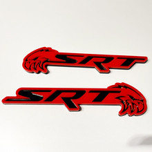 SRT Trackhawk 3D Badge Noir vs Gris Fender Badges Emblème 2
 5