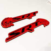 SRT Trackhawk 3D Badge Noir vs Gris Fender Badges Emblème 2
 6