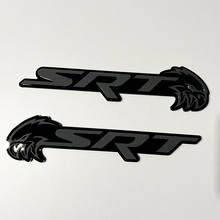 SRT Trackhawk 3D Badge Noir vs Gris Fender Badges Emblème 3
 5