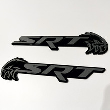 SRT Trackhawk 3D Badge Noir vs Gris Fender Badges Emblème 3
 6