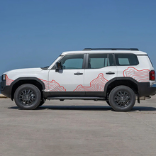 Toyota Land Cruiser Portes latérales Carte topographique Autocollants en vinyle Graphique
 2