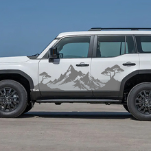 Toyota Land Cruiser Portes latérales Ornement Style Autocollants Vinyle Autocollants Graphique
 2