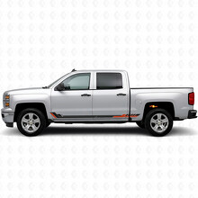 Bandes Vinyle Racing Line pour Porte & Bas de Caisse Chevrolet Silverado 1500 K2XX 2014-2019_2