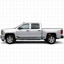 Bandes Vinyle Racing Line pour Porte & Bas de Caisse Chevrolet Silverado 1500 K2XX 2014-2019_4