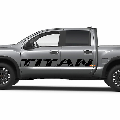 Nissan Titan Portes latérales Panneau Vinyle Autocollants Décalcomanies Graphiques
