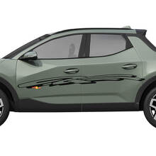 Autocollants en vinyle pour portes latérales de rallye, graphiques adaptés à Hyundai Santa Cruz
 2