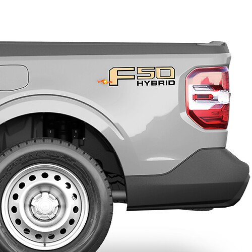 Autocollants graphiques en vinyle pour côté lit hybride F50, pour Ford Maverick
