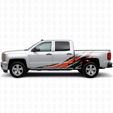 Bandes vinyles éclaboussées usées pour porte et côté de caisse Chevrolet Silverado 1500 K2XX 2014-2019_2