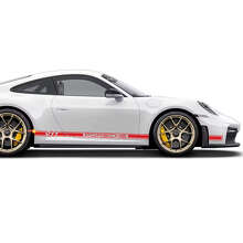 Kit d'autocollants vinyle bandes latérales de marque pour Porsche 911_2