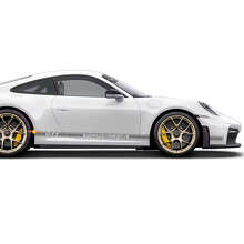 Kit d'autocollants vinyle bandes latérales de marque pour Porsche 911_3