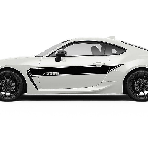 Portières Toyota GR86 Bandes d'Accentuation Latérales Autocollants Graphiques Décoratifs
