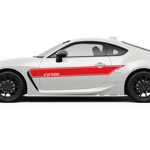 Toyota GR86 Portes Accents latéraux Rayures Graphiques Autocollants Autocollants
 2