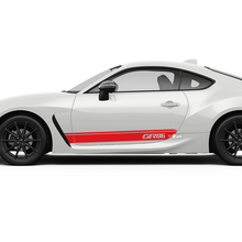 Toyota GR86 Portes Accents latéraux Rayures Graphiques Autocollants Autocollants
 3