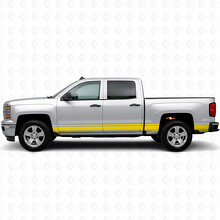 Bandes Vinyles Fines d’Accent pour Portière et Flanc de Caisse pour Chevrolet Silverado 1500 K2XX 2014-2019_2