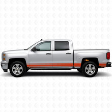 Bandes Vinyles Fines d’Accent pour Portière et Flanc de Caisse pour Chevrolet Silverado 1500 K2XX 2014-2019_3