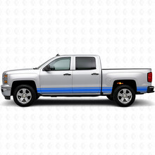 Bandes Vinyles Fines d’Accent pour Portière et Flanc de Caisse pour Chevrolet Silverado 1500 K2XX 2014-2019_4