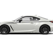 Accents latéraux de portes Bandes de course Graphiques Autocollants Stickers 3 Pour Toyota GR86 2