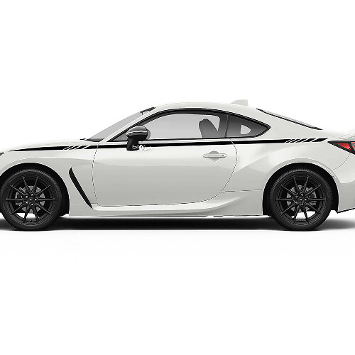 Portes Accents Latéraux Bandes de Course Graphiques Décals Autocollants Pour Toyota GR86