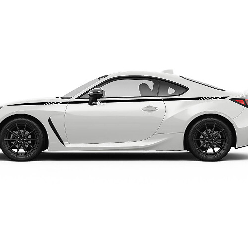 Bandes de course d'accent latéral de portes Toyota GR86 Autocollants graphiques Décalcomanies
