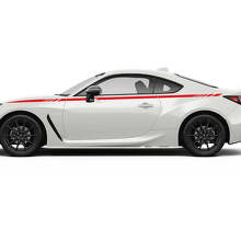 Portes Accents Latéraux Bandes de Course Graphiques Décals Autocollants Pour Toyota GR86 3
