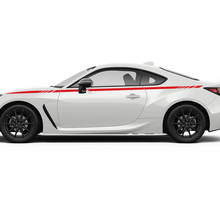 Toyota GR86 Portes Accents latéraux Racing Stripes Graphiques Autocollants Autocollants
 3