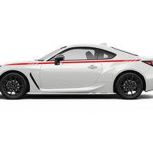 Bandes de course d'accent latéral de portes Toyota GR86 Autocollants graphiques Décalcomanies
 3