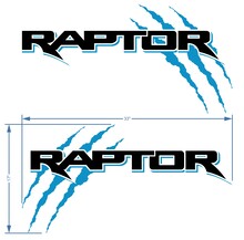 Ford F150 Raptor Claw 2 couleurs autocollant graphique de chevet
 2