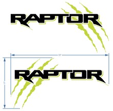 Ford F150 Raptor Claw 2 couleurs autocollant graphique de chevet
 3