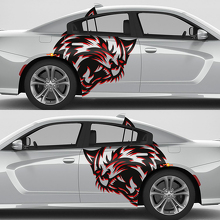 Ensemble d'autocollants latéraux style Wildcat pour Dodge Challenger ou Charger_3