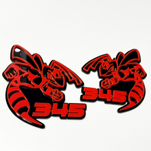 Hornet Bee 345 Badge 3D – Emblème personnalisé pour grille de garde-boue et hayon pour voitures et camions
 7