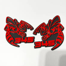 Hornet Bee 345 Badge 3D – Emblème personnalisé pour grille de garde-boue et hayon pour voitures et camions 2
 2