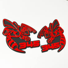 Hornet Bee 345 Badge 3D – Emblème personnalisé pour grille de garde-boue et hayon pour voitures et camions 2
 4