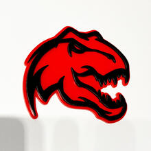 Badge 3D Dinosaur T-REX TRX - Fender Grille Tailgate Badges Emblem Emblem
 5
