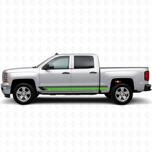 Bande vintage pour porte et bandes en vinyle sur panneaux de bas de caisse pour Chevrolet Silverado 1500 K2XX 2014-2019_3
