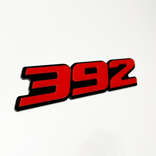 Badge 392 Hemi 3D - Emblème de badges de hayon de calandre de garde-boue personnalisé
 1