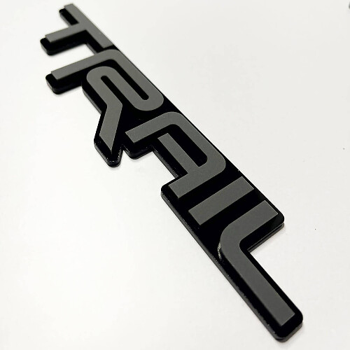Emblème de custode TRAIL 3D pour hayon Toyota TRD