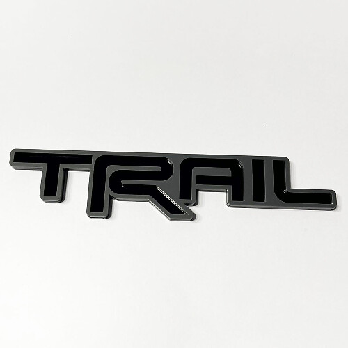 Badge TRAIL 3D - Emblème de badges de calandre avant de hayon personnalisé pour Toyota TRD 2
